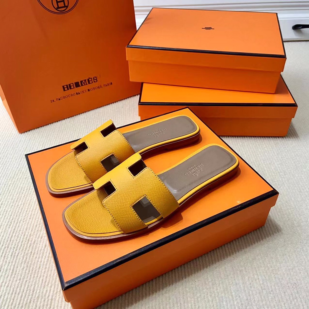 에르메스 올수공 오란 슬리퍼 샌들 앱송 49